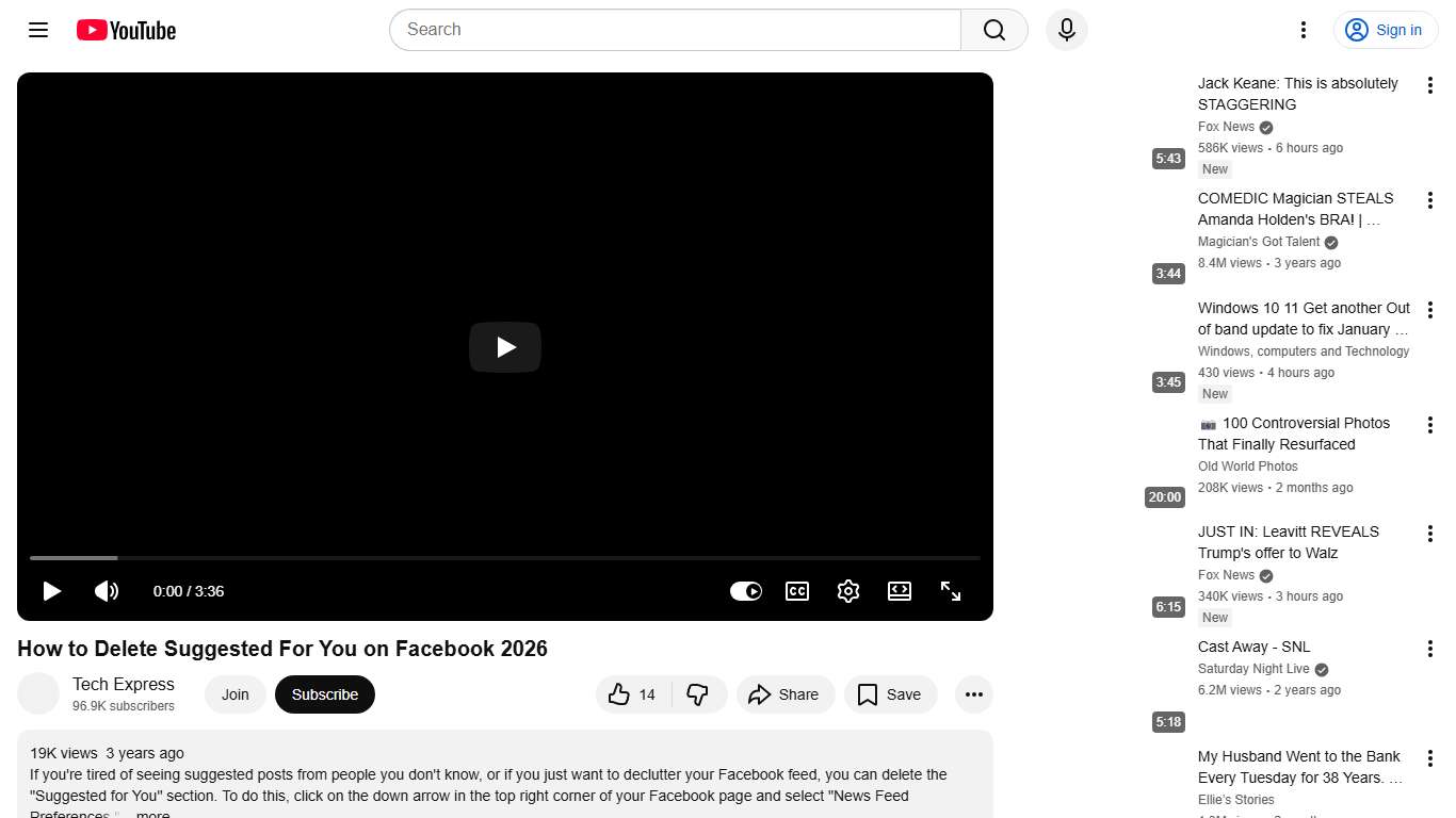 How to Delete Suggested For You on Facebook 2026 - YouTube