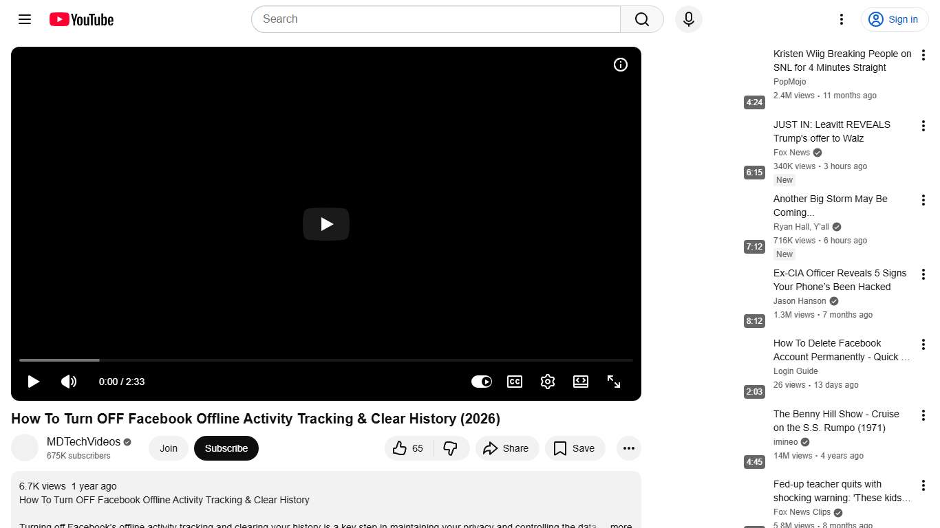 How To Turn OFF Facebook Offline Activity Tracking & Clear History (2026) - YouTube